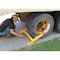 Vestil Steel Trailer Wheel Lock, 24 X 35 Usable, For Use On Dual Tires, Yellow TWL-2435 - alternate 7